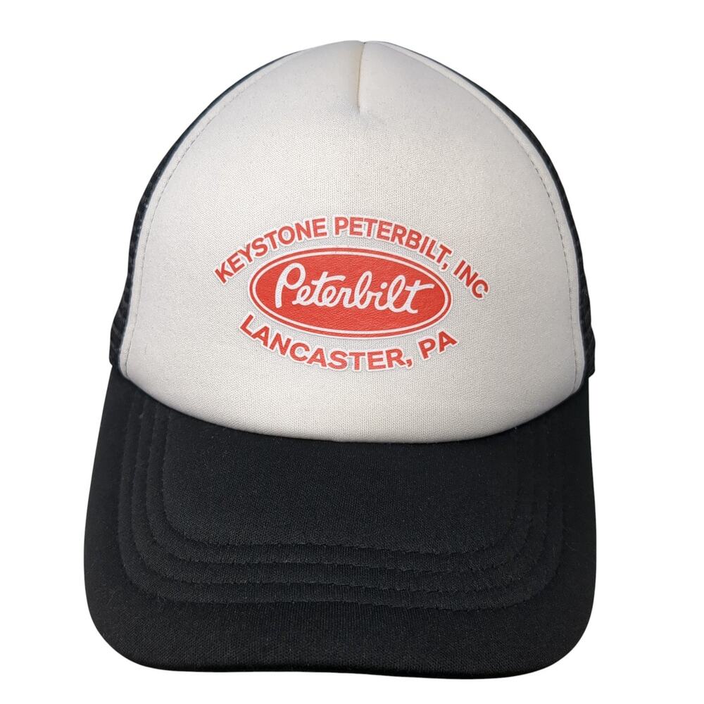 Keystone Peterbilt, Inc Lancaster, PA Snapback Trucker Hat Black OS Three In